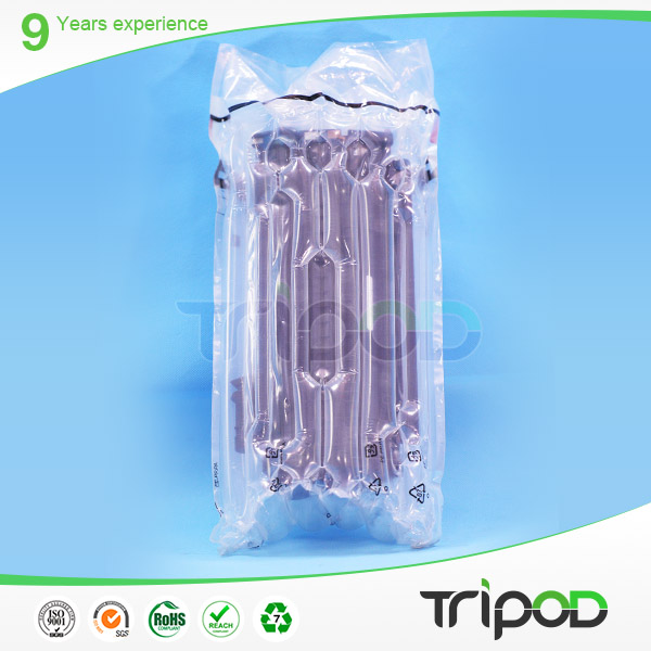 air column bag with handle,red wine wrapping bag,heat seal plastic air bag