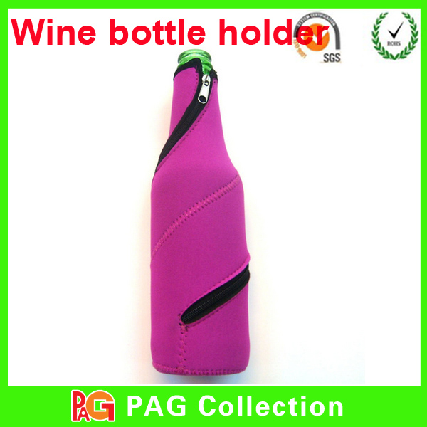 2014 Best Design Neoprene red wine bottle holder