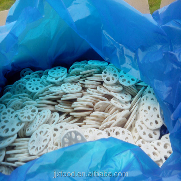 frozen vegetables lotus root piece cut slice