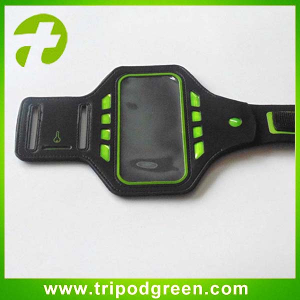 新しいデザインneoprene+pu+led照明用ledの携帯電話用アームバンド仕入れ・メーカー・工場