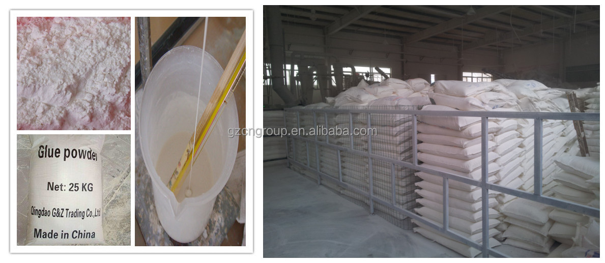 Corn starch glue powder for paper laminating machine