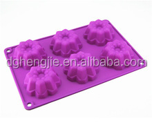 Eco friendly round shape silicone cup cake decoration