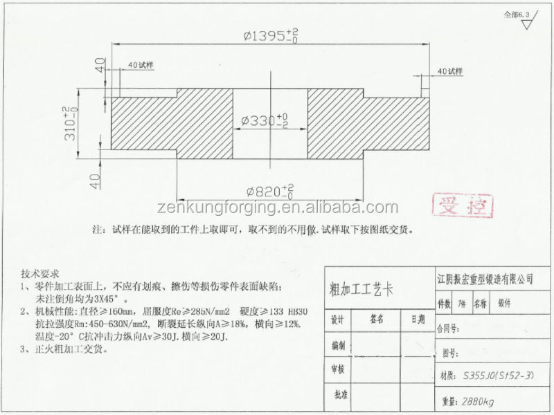 江陰cutomized鍛造部品鉄鋼製品問屋・仕入れ・卸・卸売り