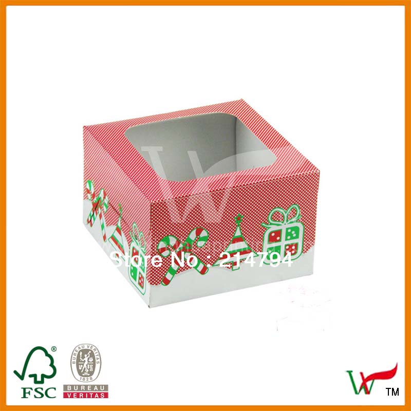 Cupcake Boxes Clear Window