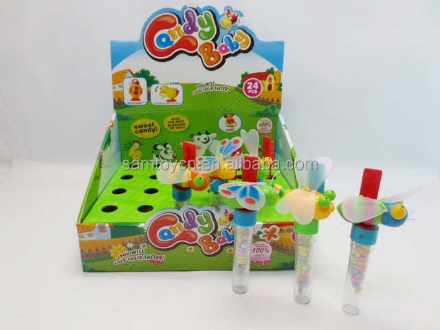 HIGH QUALITY WIND UP DUMPING FROG CANDY TOYS