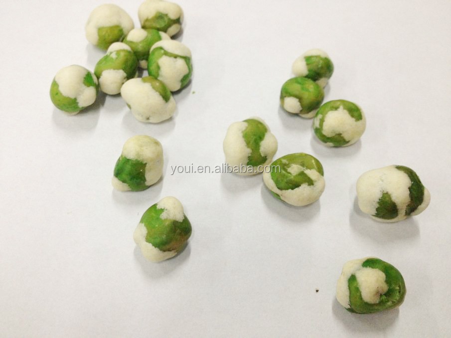 New crispy sugar coated green peas