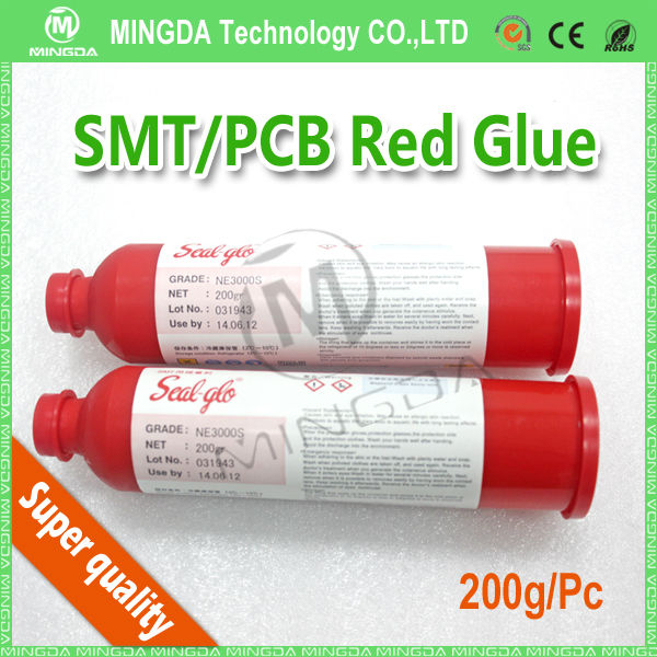 卸売価格200gsmt赤のり印刷機用、 接着剤接着剤赤色pcb、 smtbgaシール赤色接着剤問屋・仕入れ・卸・卸売り