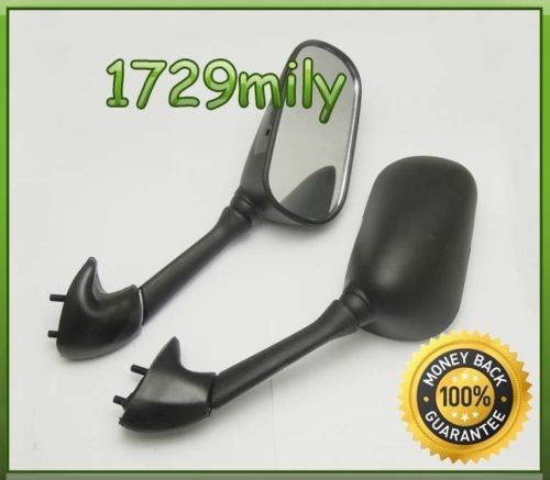 Motorcycle Mirrors Left Right For Yamaha YZF R1 2000-2001 00 01 Black