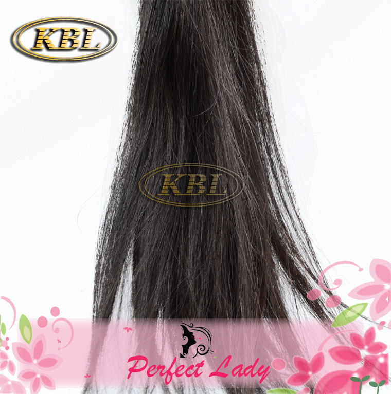 kblブラジルの髪の天然毛延長、 100％バージンブラジルの髪の卸売問屋・仕入れ・卸・卸売り