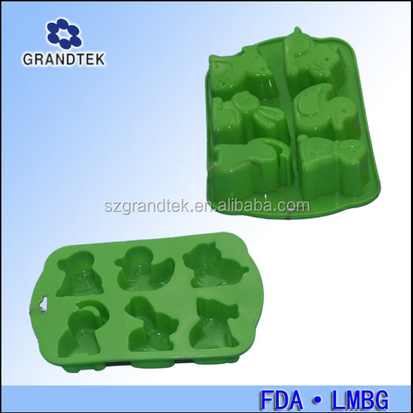 100 pcs re-useable Silicone 12pcs animals cake mold muffin cupcake, mould cake decoration