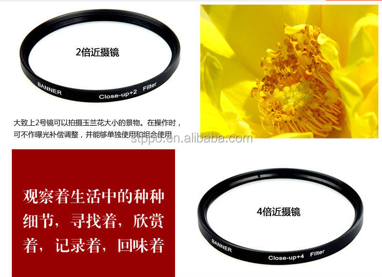 Stppoはフィルターをクローズアップフィルター49mm+1+2+4+8+10、 52ミリメートル、 55ミリメートル、 58ミリメートル、 62ミリメートル、 67ミリメートル、 72ミリメートル、 77ミリメートル問屋・仕入れ・卸・卸売り