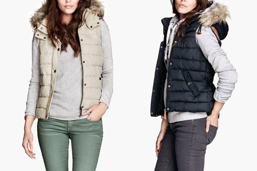 womens vest jacket with hood