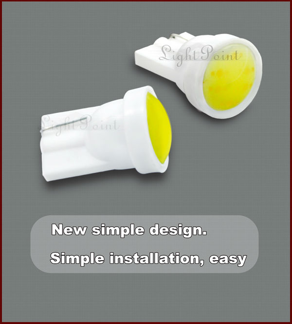 LEDバルブ 面発光 T10ウェッジ球 6chipT10 LED COB 素子採用 ホワイト2個 ポジションランプ/ナンバー灯/ドアランプ/ルームランプ/ルーム球/ウインカー/バックランプなどに問屋・仕入れ・卸・卸売り