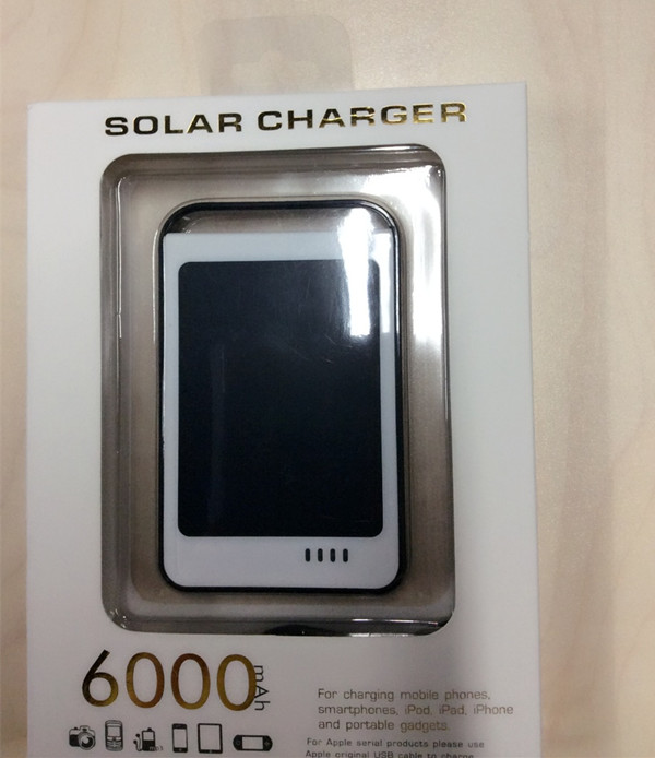 6000mahのソーラーバッテリーソーラー充電器携帯ストラップ。 太陽光発電の充電器。 太陽エネルギーの充電器問屋・仕入れ・卸・卸売り
