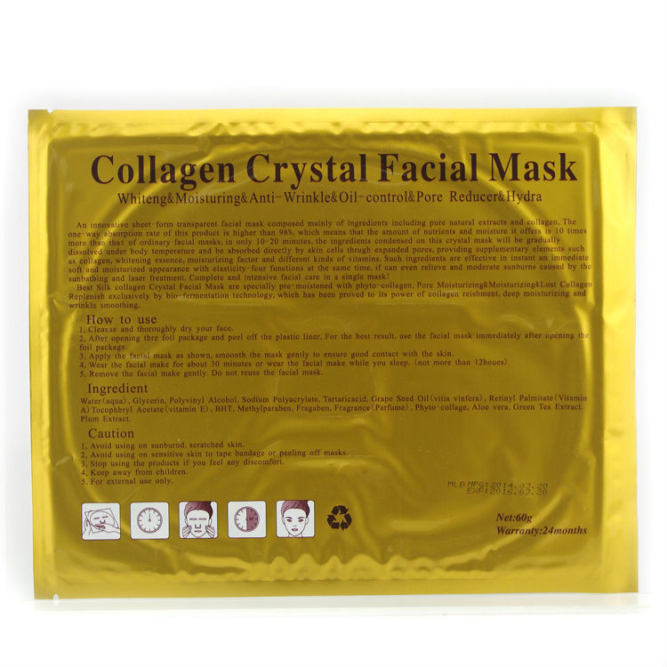 Whitening and moisturizing red wine collagen Facial Mask for skin care