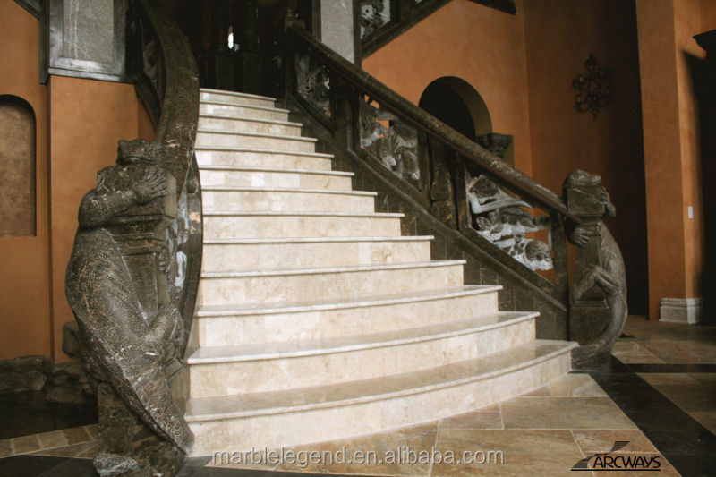 ラグジュアリーホテルプロジェクトコンクリート装飾自然石の階段は、 段鼻問屋・仕入れ・卸・卸売り