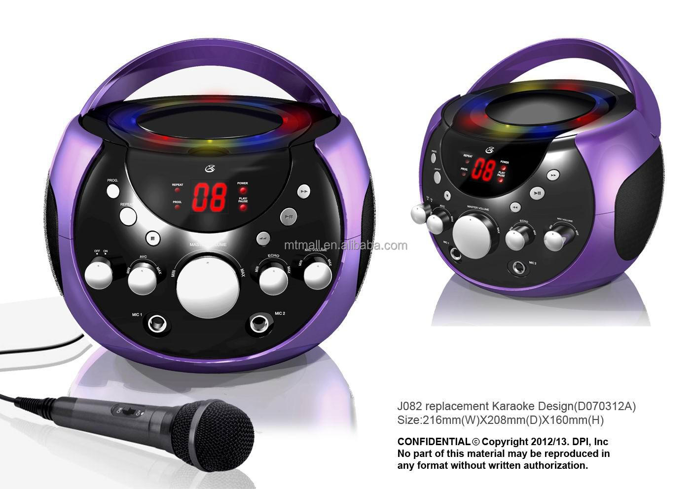 人気のカラオケcdプレーヤー、 cdラジカセプレーヤーブルートゥース付とam/fm/sd/usb問屋・仕入れ・卸・卸売り