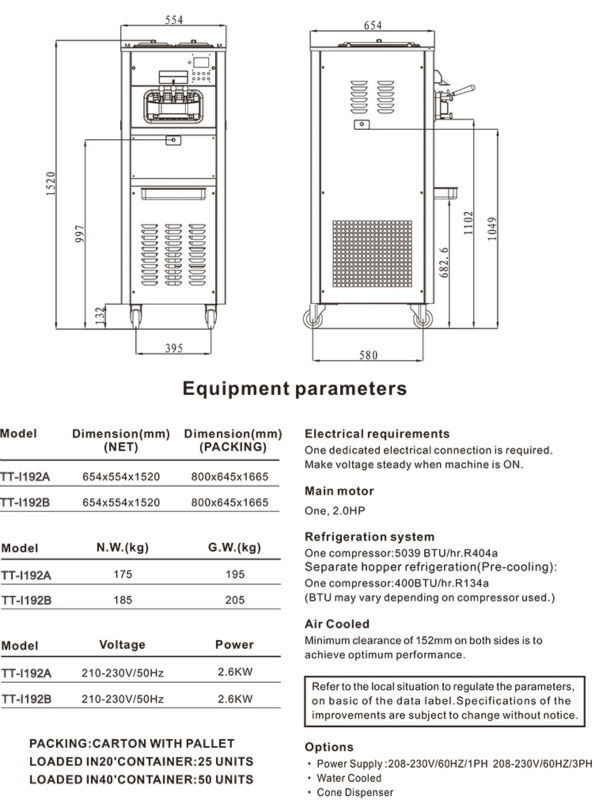 2014 New Style Commercial Soft Ice Cream Machine with Air Pump and CE Approval