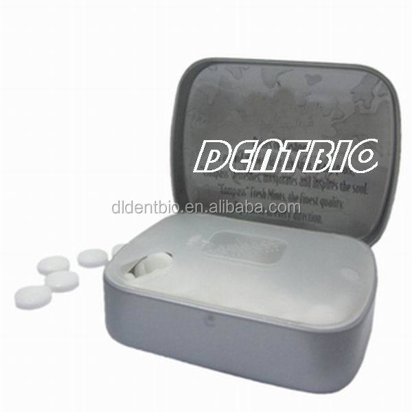 0.6g lemon sugarfree mints candy in tin box