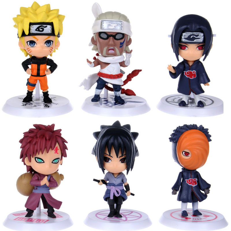Anime Naruto PVC figure set