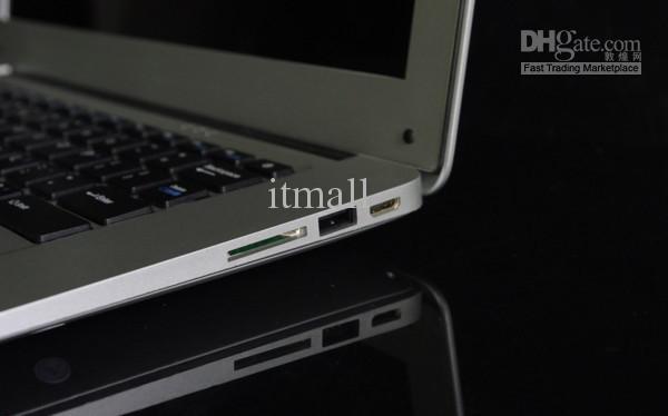 14 inch Netbook Dual Core Intel Atom D2500 Dual core Laptop HDD DDR3 Ultra thin Airbook Netbook