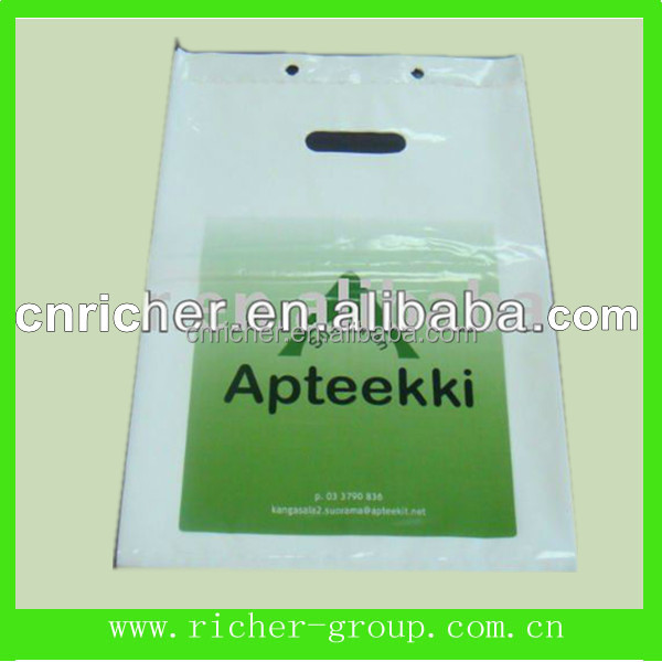 hdpe ldpe transparent plastic wicktted bakery/food/food packing bag for supermarket