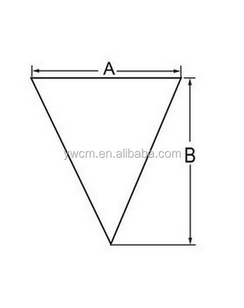 China plastic custom printed wholesale triangle tea bag
