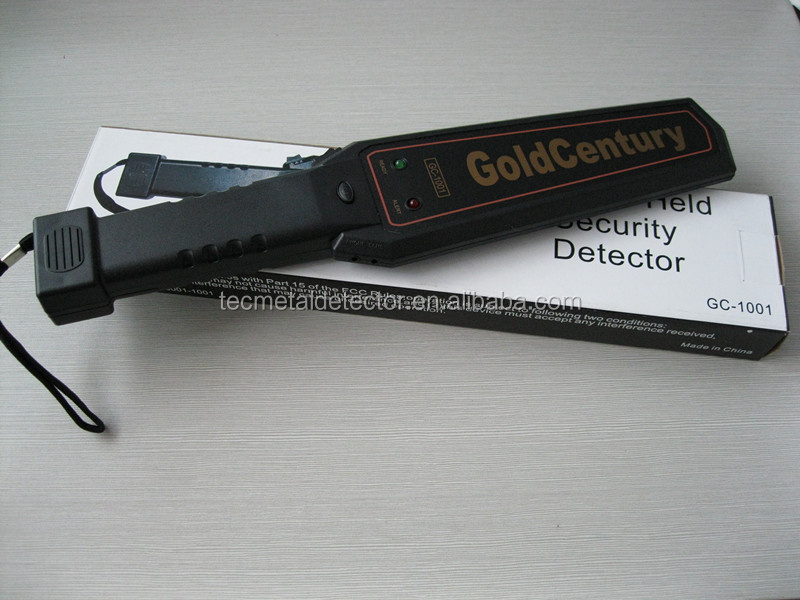 Hand-held Metal Detector Scanner With Light and Sound Alarms GC-1001
