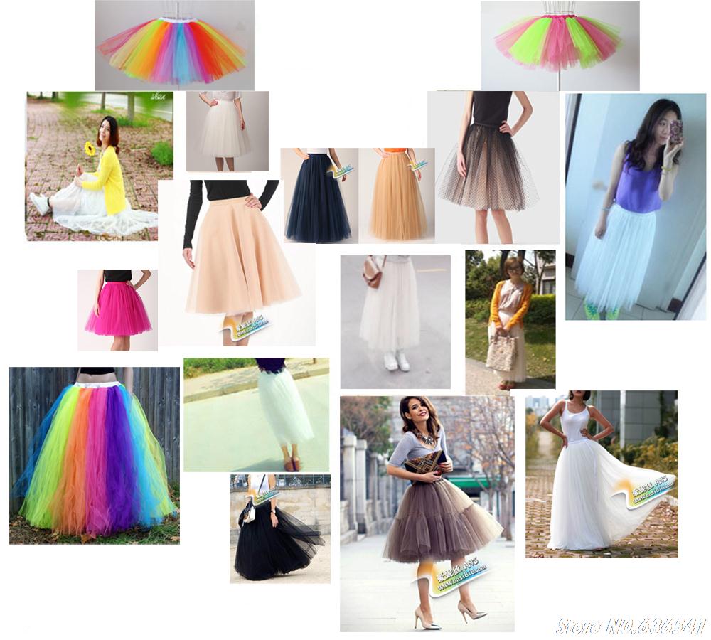 all kinds of tutu skirts