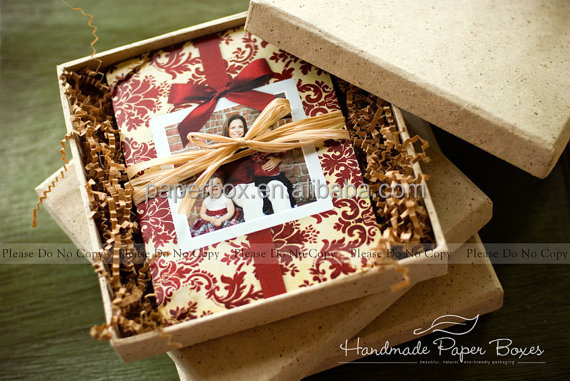 rigid paperboard custom print cardboard box gift box