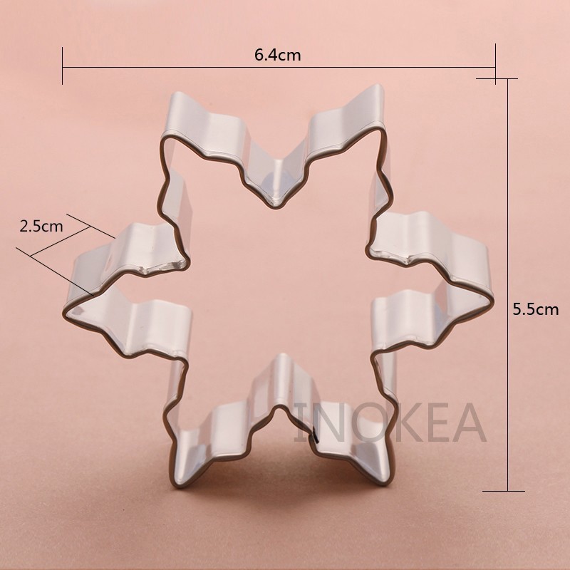 Форма снежинки для вырезания печенья