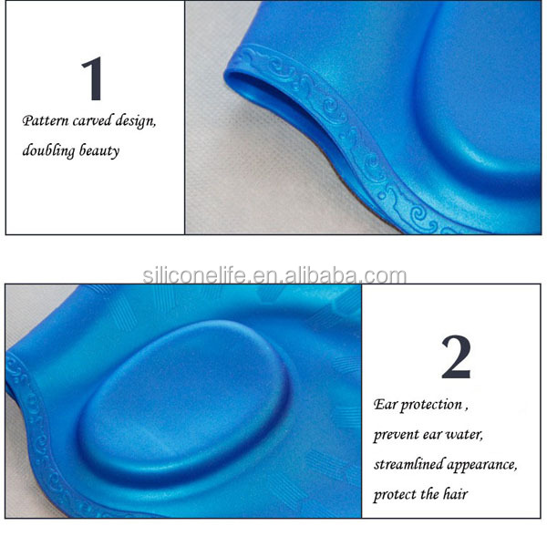 熱い販売のシリコーン製のイヤースイムキャップ/シリコーンスイムキャップ耳の保護仕入れ・メーカー・工場