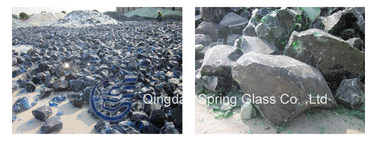 青いガラスの岩造園のための中国のサプライヤー問屋・仕入れ・卸・卸売り