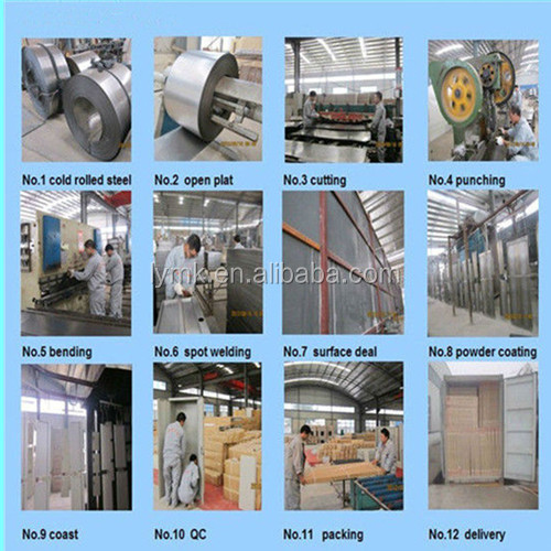 Steel Security Door Safe Padlock Colorful Lockable Metal Boxes