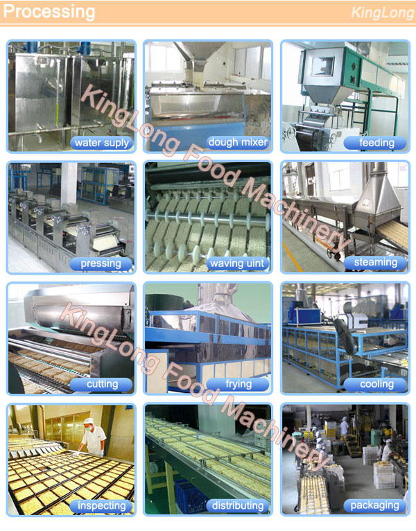 2014 factory selling automatic fried instant noodle production line