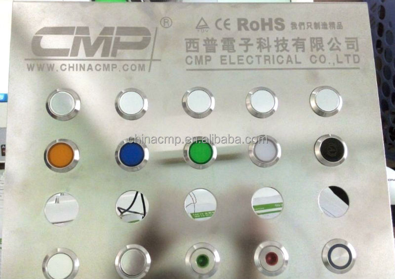 cmp2014年新しい22ミリメートル金属ledヘッドip67照光押しボタンスイッチ仕入れ・メーカー・工場