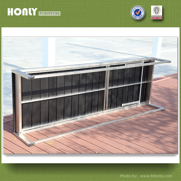 High-quality sunbed plastic wood outdoor furniture poolside sun loungers