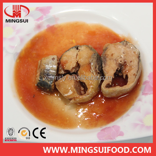 Can tin fish canned mackerel fish in tomato sauce