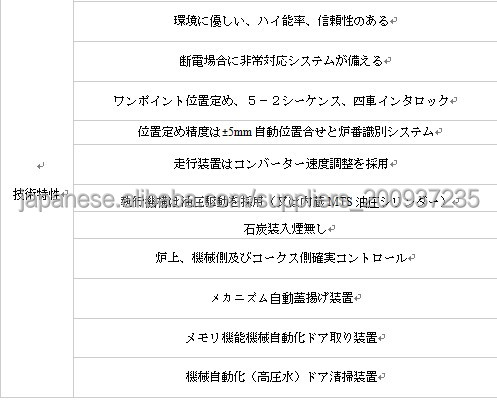 7メートルトップ装入コークス炉機械問屋・仕入れ・卸・卸売り
