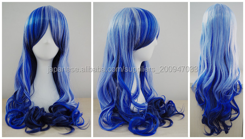 耐熱コスプレウィッグ グラデーションウィッグ cosplay wig ロングカールTW11問屋・仕入れ・卸・卸売り
