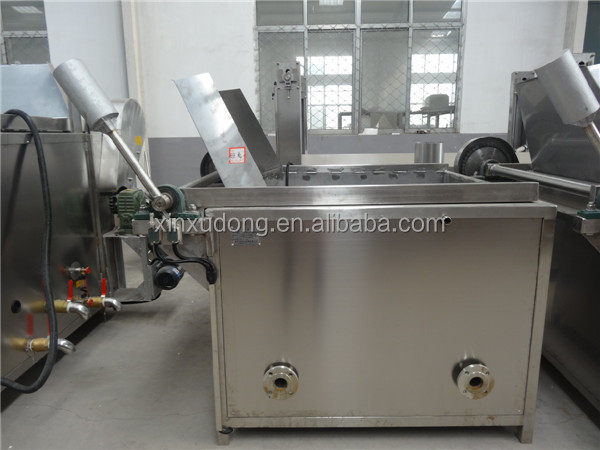 chicken snack process frying production line