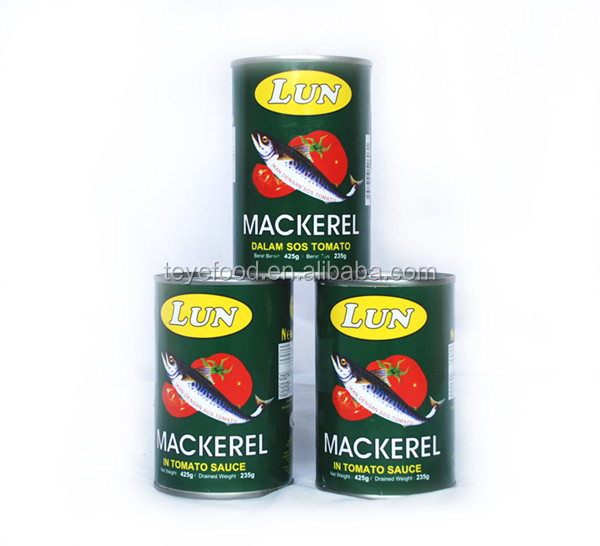 Canned mackerel, canned sardine