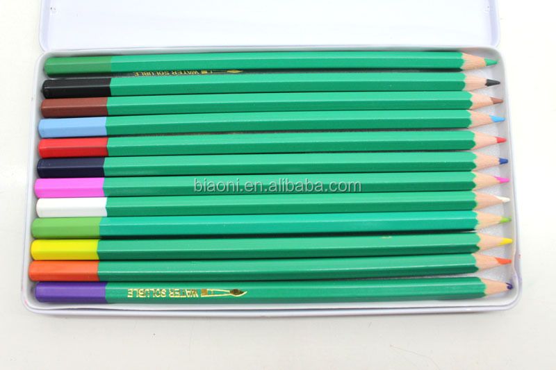 販売のための卸し売り芸術家色の鉛筆セットは鉄箱で詰まった問屋・仕入れ・卸・卸売り