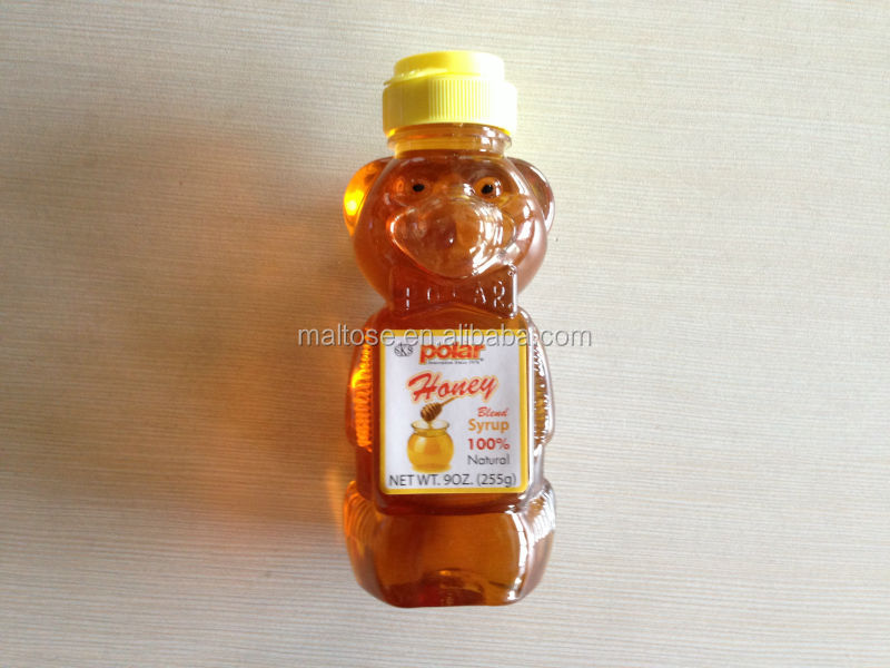bear bottle high quality honey blend syrup,China HYK price supplier
