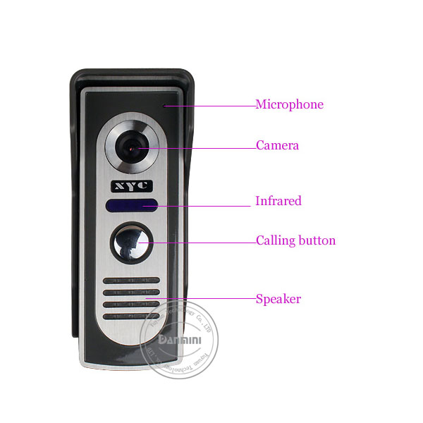 Yb- 801m11高品質7インチビデオドア電話ドアベルインターコムキット1- カメラ1- モニターナイトビジョン問屋・仕入れ・卸・卸売り