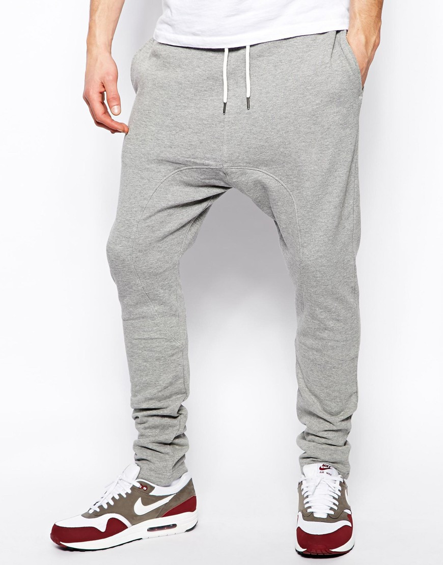 grey sweatpants print