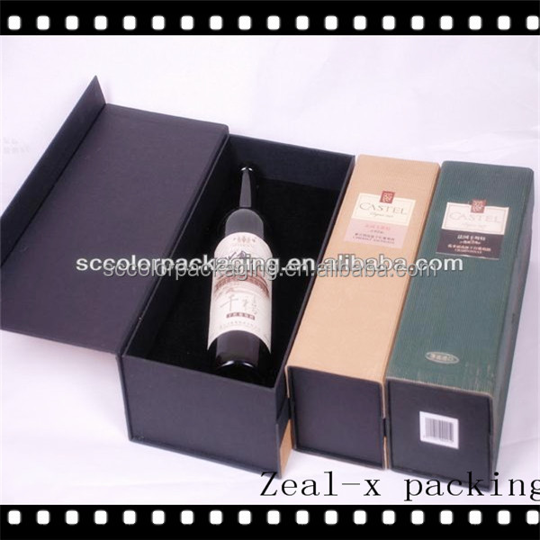 2014 Single Red wine box of luxury with magnetic