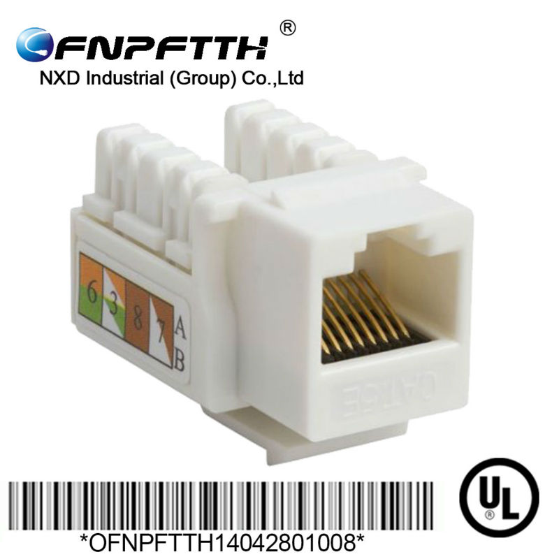 モジュラージャック工場販売180度シールドなしutp8ピン8p8cイーサネットデータネットワークrj45cat6cat7キーストーンジャック問屋・仕入れ・卸・卸売り