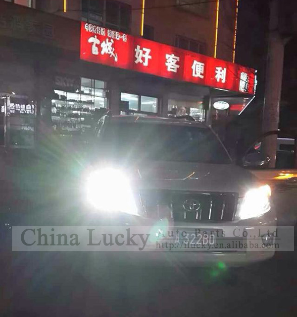 100％2400lmクリーは、 ヘッドライト、 ハイパワー車ヘッドライトを導いた、 12~24vクリー族ledの車のヘッドライト問屋・仕入れ・卸・卸売り