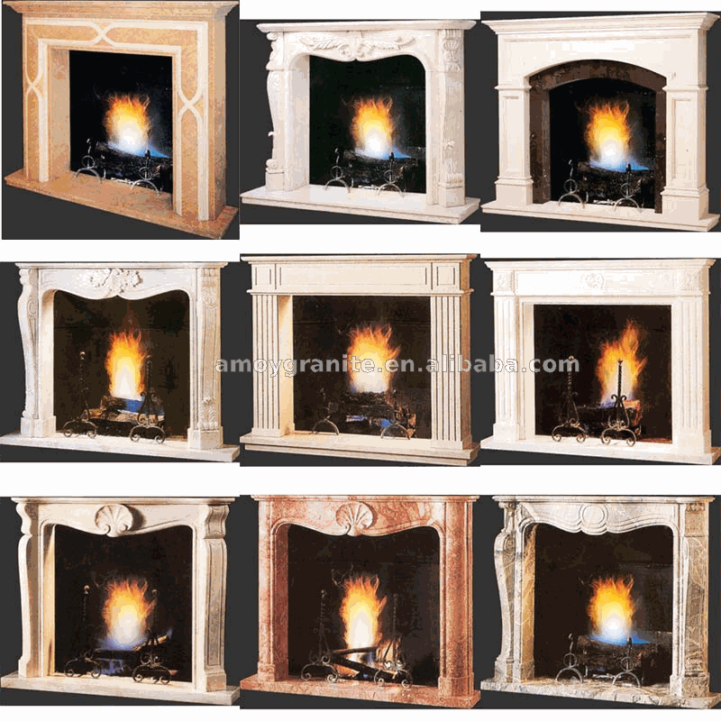 黒大理石の暖炉のマントルピース( 競争価格)問屋・仕入れ・卸・卸売り